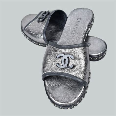 chanel cc sandals replica|chanel sandals for sale.